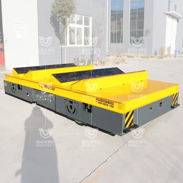 16T coil transfer car to transport materials form unloading zone inside the warehouse