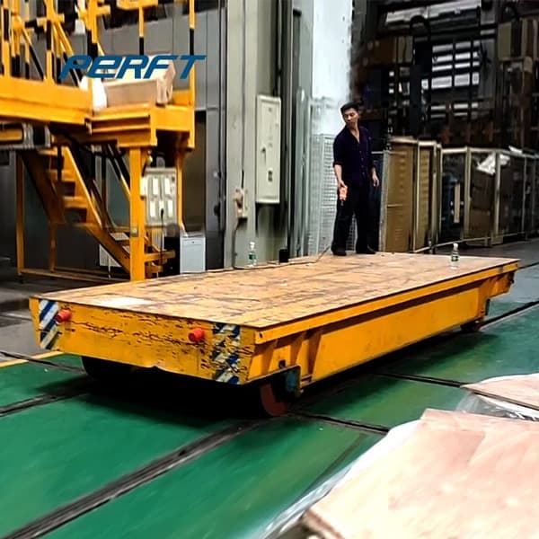 Billet Transfer Cart Ladle Rail Car Moterdriven Electric Rail Flatbed Car BXC 60T