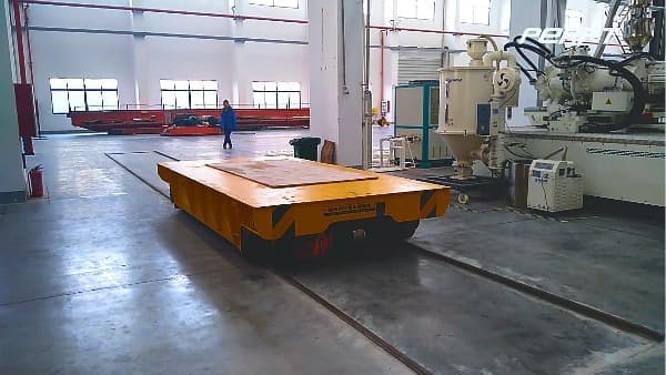 Customer site rail transfer car transport equipment