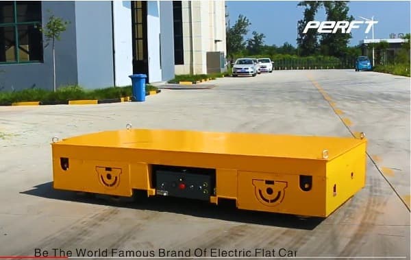 Trackless transfer cars industrial tugger carts self-propelling transfer trolley BWP 10T