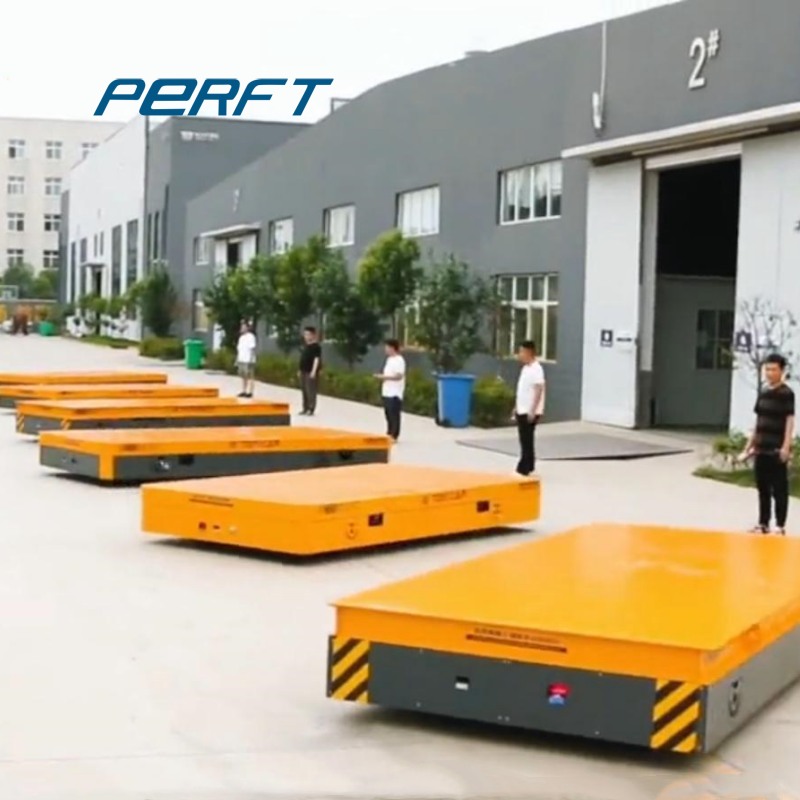 20T Motorized Trackless Transfer Cart Video