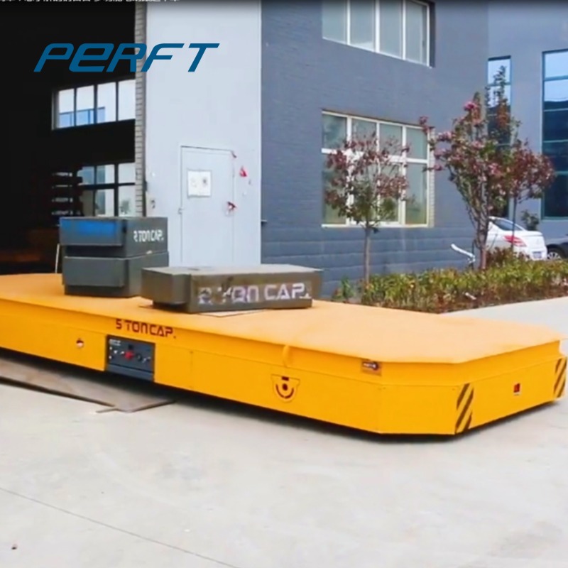 5T Motorized Trackless Transfer Cart Video