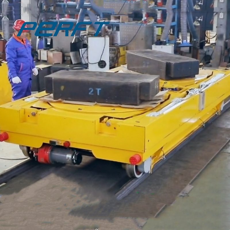 Material Transfer Cart On Rail Video